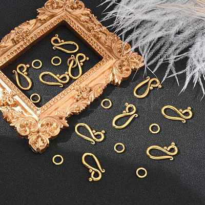 Tibetan Style Hook and Eye Clasps K08ZJ011-1