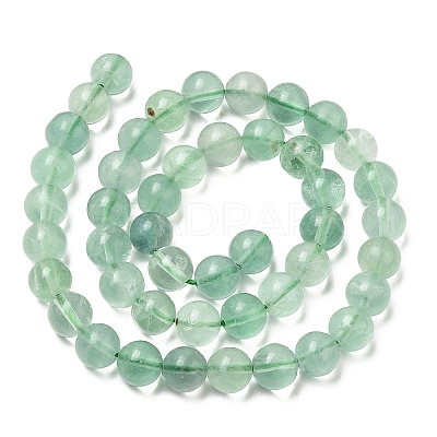 Natural Green Fluorite Beads Strands G-K340-A03-02-1
