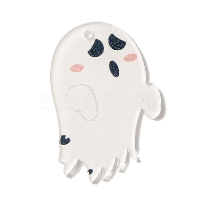 Halloween Printing Acrylic Pendants FIND-K017-05C-1