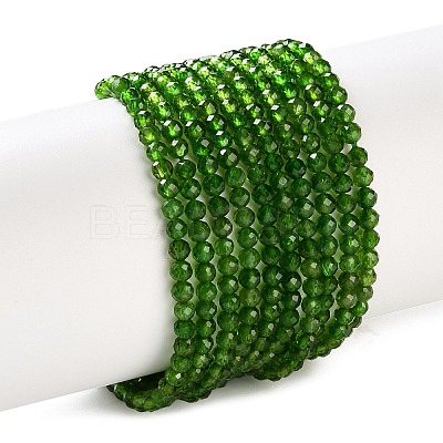 Natural Green Diopside Beads Strands GG-CBA4941-A02-3mm-1