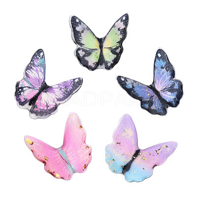 Transparent Epoxy Resin Cabochons CRES-T024-01B-1