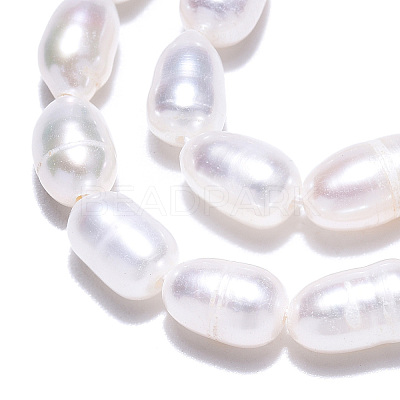 Natural Cultured Freshwater Pearl Beads Strands PEAR-N012-04N-1