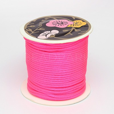 Nylon Satin Rattail Cords LW-K001-1mm-M-1