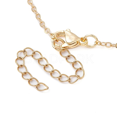 Brass Macrame Pouch Empty Stone Holder for Pendant Necklaces Making NJEW-JN04440-02-1