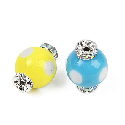 Resin Rhinestone Beads RESI-B030-01B-03-1