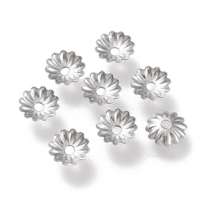 Non-Tarnish 304 Stainless Steel Bead Caps STAS-K194-06P-01-1