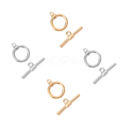 PVD Vacuum Plating 304 Stainless Steel Toggle Clasps STAS-UN0010-36-1