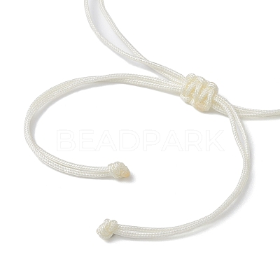 Natural Shell & Polymer Clay 3D Flower Link Bracelet BJEW-JB09816-1