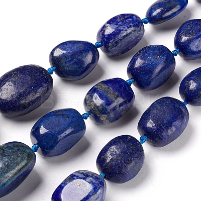 Natural Lapis Lazuli Beads Strands G-I194-27-1