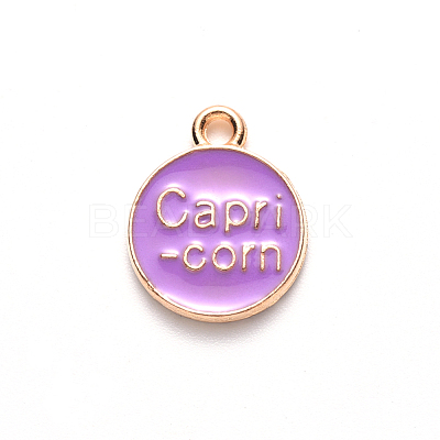 Alloy Enamel Pendants ENAM-S124-01B-01E-1