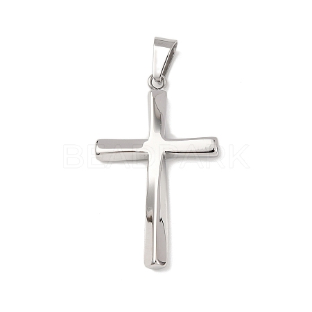 304 Stainless Steel Pendants STAS-P421-08P-1