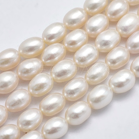 Natural Cultured Freshwater Pearl Beads Strands PEAR-F007-73-1