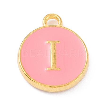 Golden Plated Alloy Enamel Charms X-ENAM-Q437-14I-1