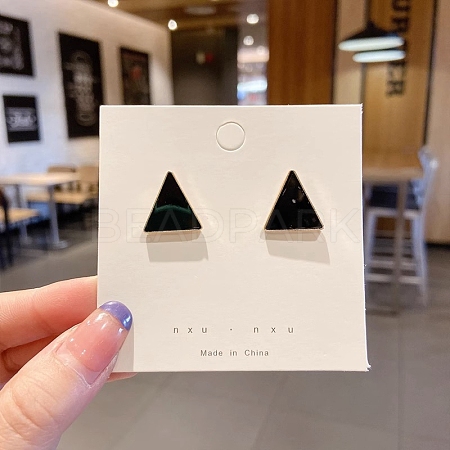 Alloy Acryilc Stud Earrings for Women WG29476-59-1