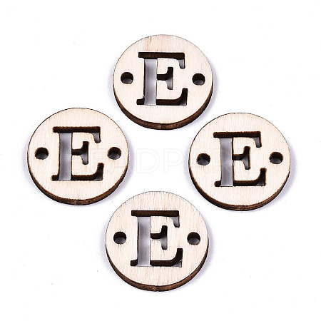 Unfinished Natural Poplar Wood Links Connectors WOOD-S045-140A-01E-1