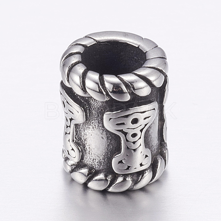 304 Stainless Steel Beads STAS-E144-303AS-1