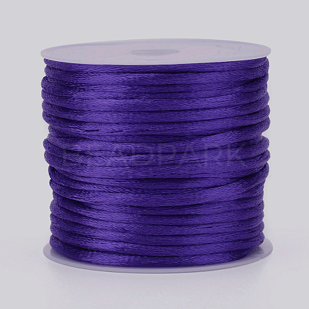 Nylon Satin Rattail Cords NWIR-L006-1.5mm-08-1
