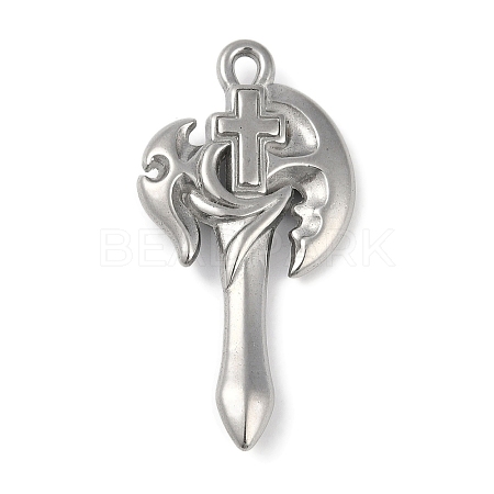 Non-Tarnish 304 Stainless Steel Pendants STAS-Q328-01P-01-1