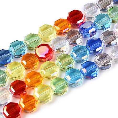 Transparent Glass Beads Strands GLAA-T023-A24-01-1