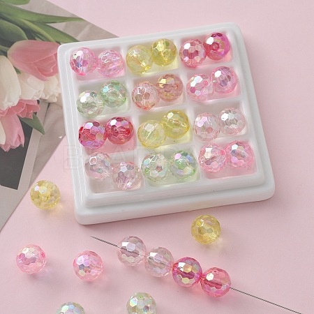 Transparent Acrylic Beads OACR-I013-03-1