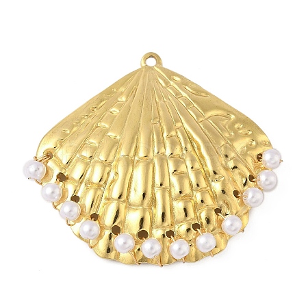 Plastic Imitation Pearl Pendants LS-STAS-P408-21B-G-1