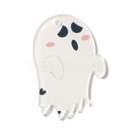 Halloween Printing Acrylic Pendants FIND-K017-05C-1