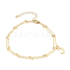 Double Layer Anklets AJEW-AN00309-02-1