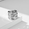 Cross 304 Stainless Steel Finger Rings FS-WG16BAC-05-2