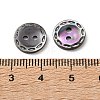 Natural Shell Flat Round Buttons with Carved Rim Recessed Center SH-CBA18B6-02B-04-3