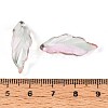 Baking Paint Transparent Glass Pendants DGLA-N014-02D-3