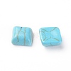Synthetic Turquoise Cabochons TURQ-L031-040-2