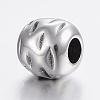 304 Stainless Steel European Beads STAS-H440-69AS-2