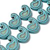 Synthetic Turquoise Dyed Beads Strands G-A218-01B-1
