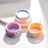 10Pcs 10 Style Inspirational Word Stretch Bracelets Set BJEW-JB07528-2