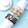 12Pcs Natural & Synthetic Gemstone Chip Beaded Stretch Bracelets BJEW-JB11133-2