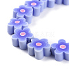 Handmade Flower Polymer Clay Beads Strands CLAY-M003-07L-3