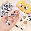 GOMAKERER 150 Sets 3 Styles Plastic Safety Eyes DIY-GO0001-09-3