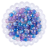 180Pcs Acrylic Bead Caps OACR-PA0001-37C-7