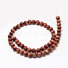 Synthetic Goldstone Round Bead Strands G-P075-48-8mm-2