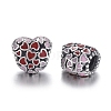 Hollow 925 Sterling Silver European Beads OPDL-L017-056TAS-2