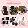4Pcs 2 Styles Polyester Shoe Charms AJEW-PH0012-17-6