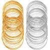 200Pcs 2 Colors Steel Memory Wire FIND-SP0002-08-1