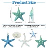 30Pcs 5 Styles Opaque Resin Pendants RESI-CJ0004-91-2