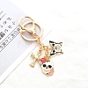 Halloween Metal with Enamel Keychain PW-WG5B248-02-1