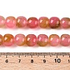 Dyed Natural White Jade Beads Strands G-T138-D10-5