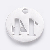 Non-Tarnish 304 Stainless Steel Pendants LS-STAS-F233-14-P-2