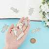 3 Sets 201 Stainless Steel Bookmarks STAS-DR0001-09A-3