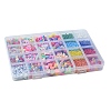 DIY Polymer Clay & Glass Seed & Acrylic Beads Making Finding Kits DIY-FS0006-38-6