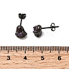 Halloween 925 Sterling Silver Cubic Zirconia Stud Earrings EJEW-P327-01B-B-3