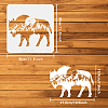 PET Hollow Out Drawing Painting Stencils DIY-WH0391-0700-2